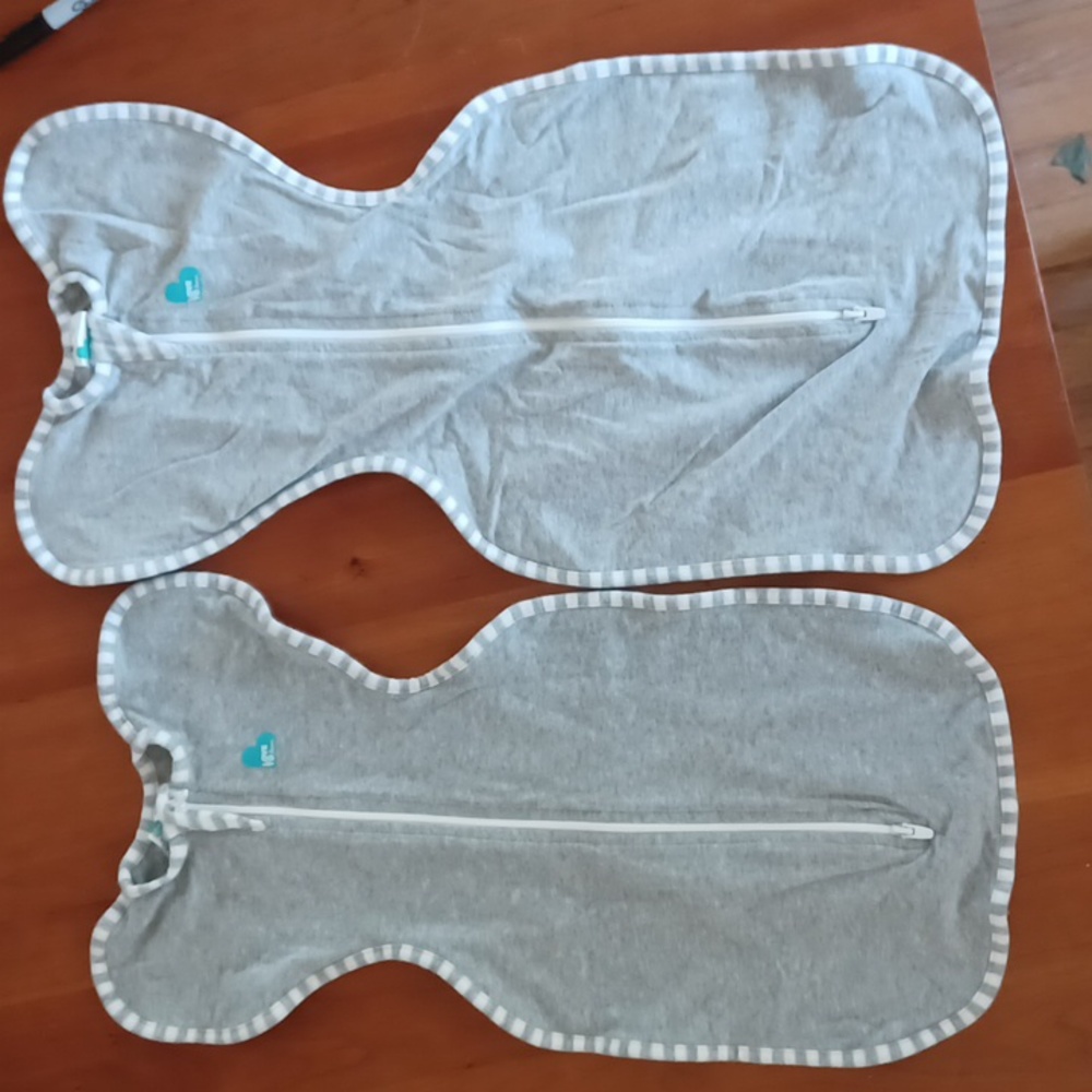 NB and size S Swaddle up sacks